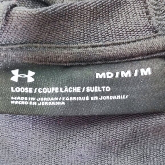 Under Armour hoodie men's size M grey pull on with kangaroo pocket - Picture 5 of 10